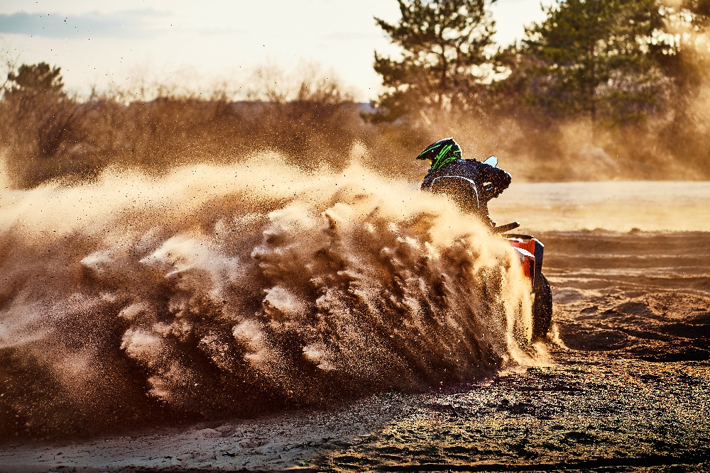 ATV Dirt Spray at Camera [296107693]-1